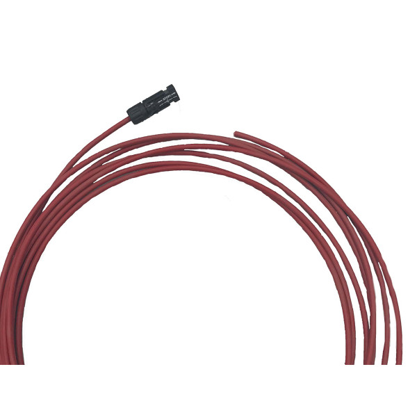 20 feet long RED (+) Photovoltaic Cable